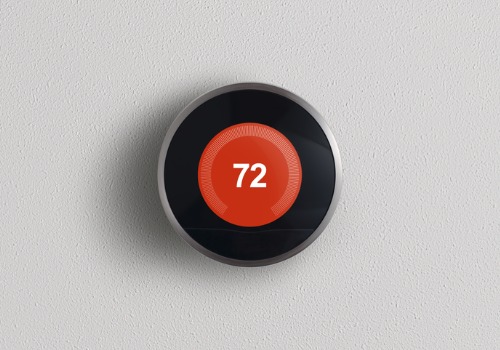 A smart thermostat installed by a Heating Contractor in St. Louis MO