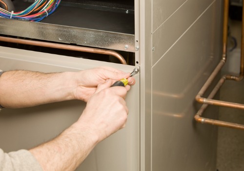 Close up of Furnace Service in the St. Louis MO area