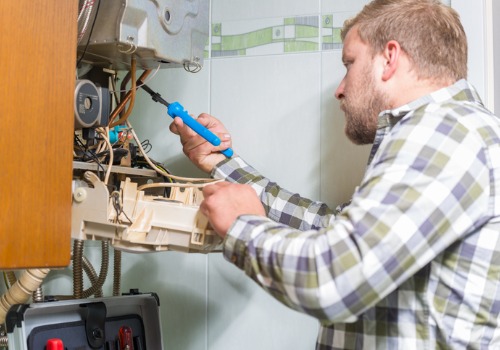 Technician performing Furnace Repair in Warrenton MO