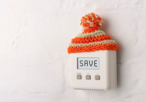 Close Up of Thermostat for Residential Heating in the St. Louis MO area