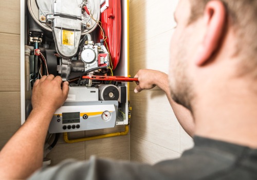 A man performing Heating Repair in the St. Louis MO area