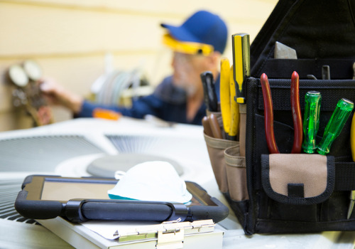 A closeup of tools used for Air Conditioning Repair in Kirkwood MO