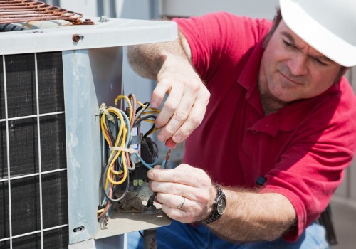 Contractor helping with AC Repair for a St. Charles MO home