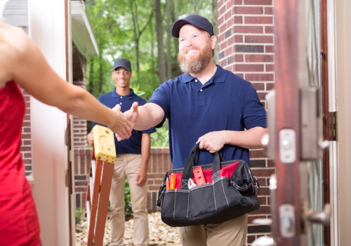 A maintenance team from Xcell Williams greet a homeowner who called for Duct Cleaning in Warrenton MO