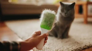 Cat fur and dander can create the need for air quality services